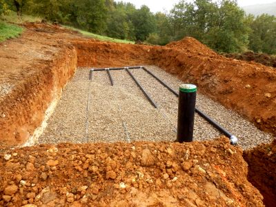 Leach Drain Installation